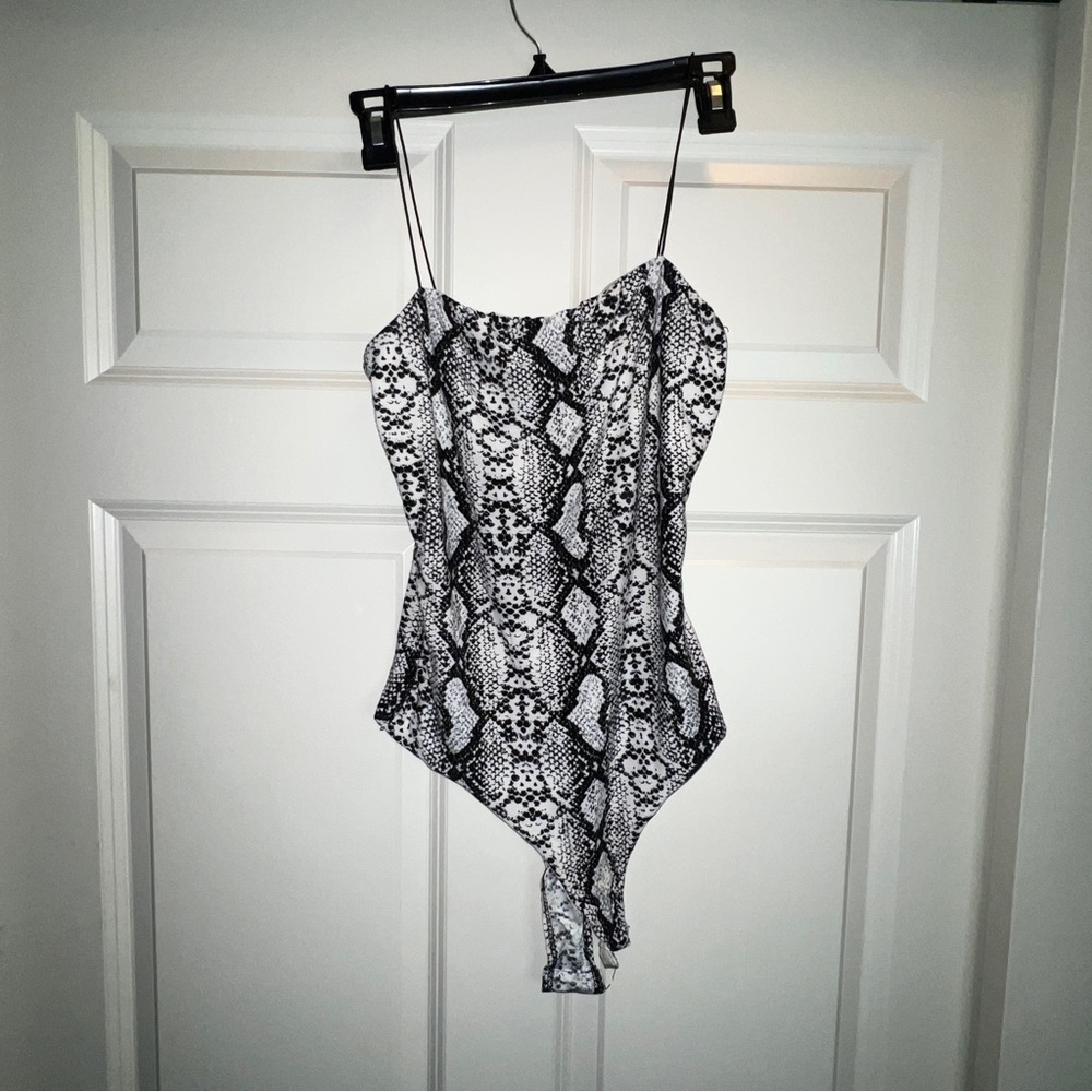 Snakeskin bodysuit